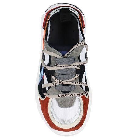Dolce & Gabbana Sko - Low Lace - Hvid/Multifarvet Dolce & Gabbana Sko - Low Lace - Hvid/Multifarvet