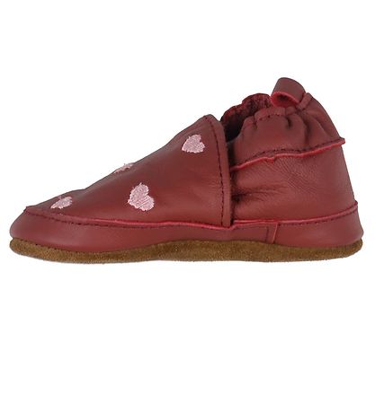 En Fant Skindfutter - Marsala m. Hjerter En Fant Skindfutter - Marsala m. Hjerter