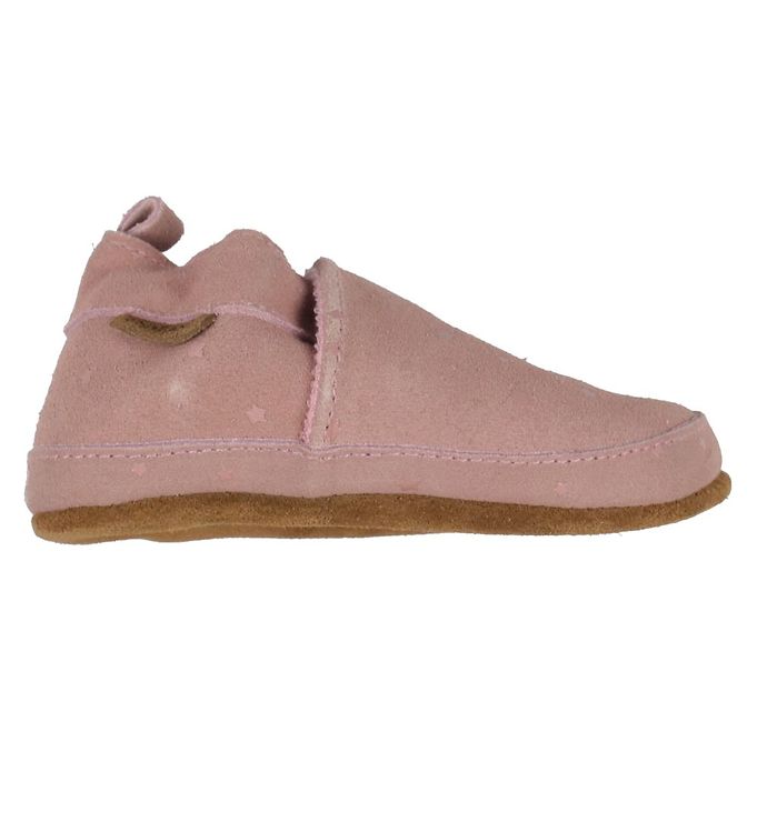 En Fant Skindfutter - Suede - Rose Dawn m. Stjerner