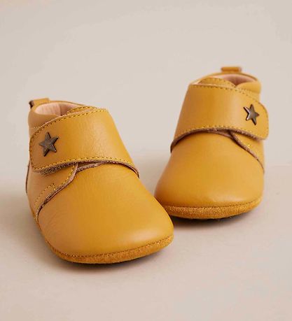 Bisgaard Skindfutter - Mustard m. Stjerne Bisgaard Skindfutter - Mustard m. Stjerne