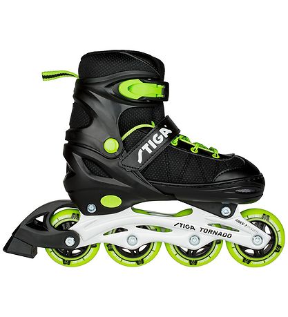Stiga Rulleskøjter - Tornado - Sort/Grøn Stiga Rulleskøjter - Tornado - Sort/Grøn