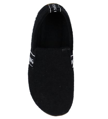 Living Kitzbühel Hjemmesko - Uld - Sort Living Kitzbühel Hjemmesko - Uld - Sort