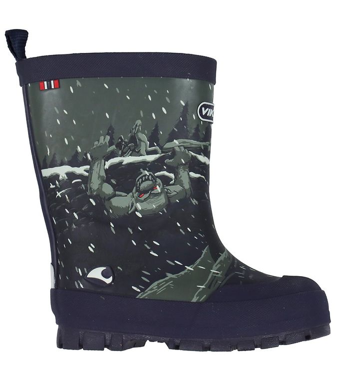 Viking Termostøvler - Jolly Thermo Print - Navy/Dark Grey