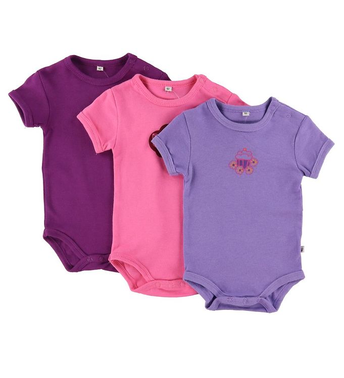Pippi Baby Body - 1 stk. - Assorteret - K/Æ - Pige/Farvet