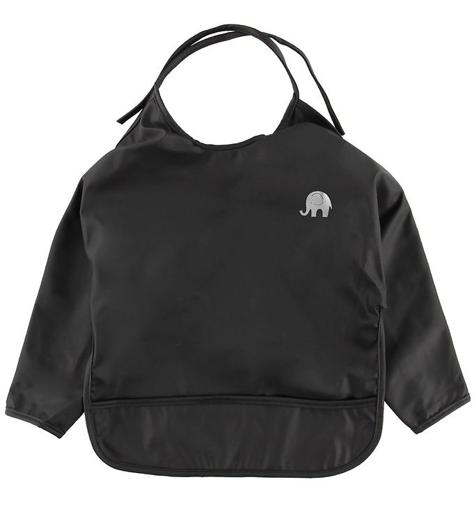 CeLaVi Langærmet PU Forklæde - Sort