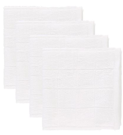 Gants de toilette Pippi - 4 Pack - Blanc Gants de toilette Pippi - 4 Pack - Blanc