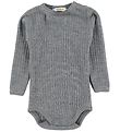 Joha Romper - Wol - l/s - Grijs