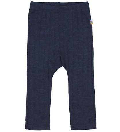 Joha Leggings - Uld/silke - Navy