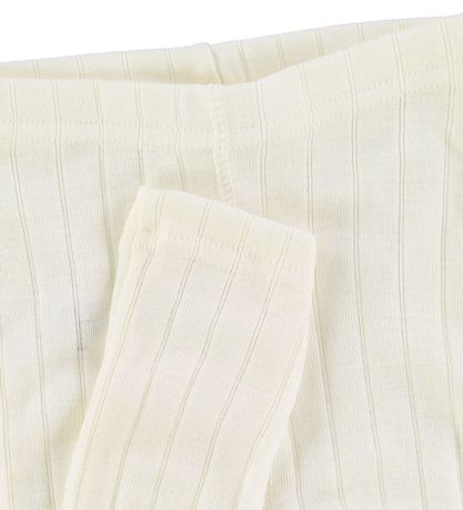 Joha Leggings - Uld/silke - Creme