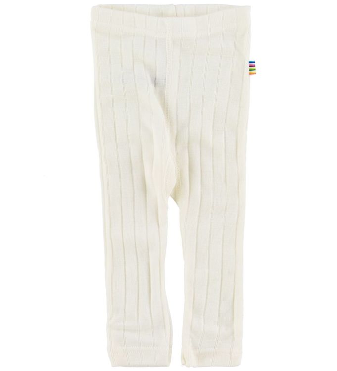 Joha Leggings - Uld/silke - Creme billede