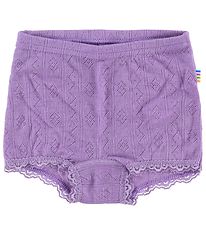 Joha Hipsters - Wol/Zijde - Paars m. Pointelle Joha Hipsters - Wol/Zijde - Paars m. Pointelle