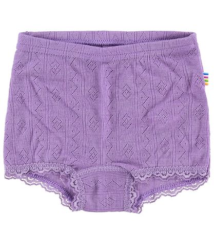 Joha Hipsters - Wool/Silk - Purple w. Pointelle Joha Hipsters - Wool/Silk - Purple w. Pointelle