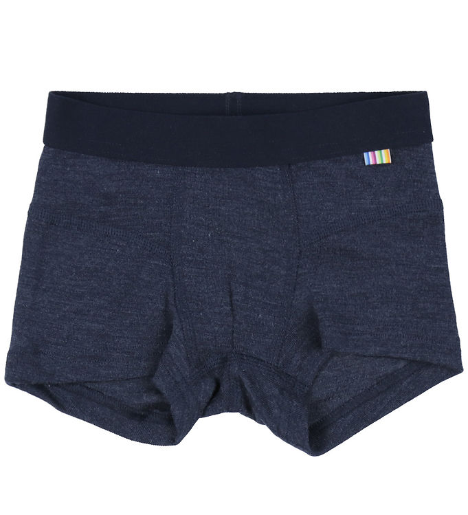 Joha Boxershorts - Uld/Silke - Navy billede