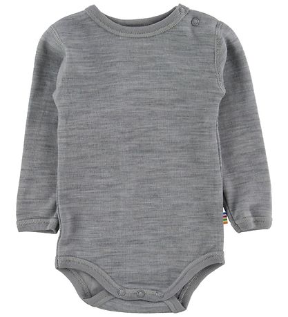 Joha Bodysuit - Wool/Cotton - L/S - Light Grey Joha Bodysuit - Wool/Cotton - L/S - Light Grey