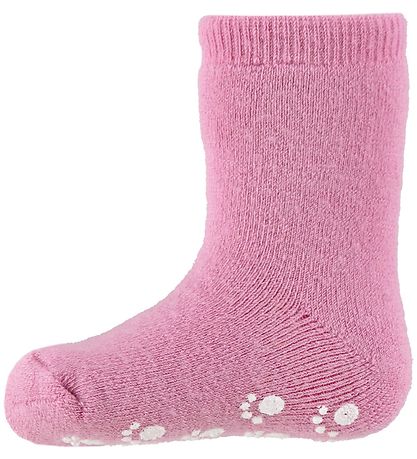 Joha Socks - Wool - Pink w. The Non-Slip Joha Socks - Wool - Pink w. The Non-Slip