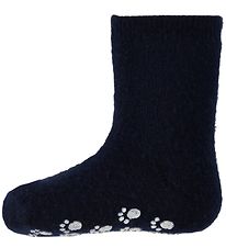 Joha Sokker - Ull - Navy m. Antiskli nederst Joha Sokker - Ull - Navy m. Antiskli nederst