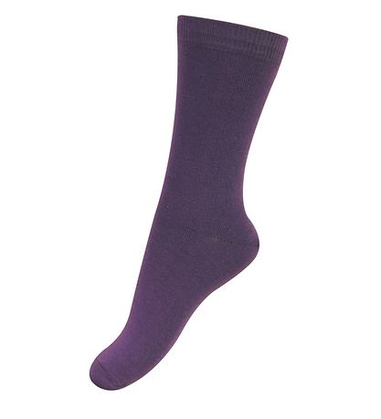 Melton Basic Socks - Dark Purple Melton Basic Socks - Dark Purple