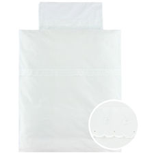 Nørgaard Madsens Sengetøj - Assorteret - Baby - Hvid m. Blonde