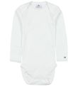 Smallstuff Romper l/s - Wit m. Pointelle Smallstuff Romper l/s - Wit m. Pointelle
