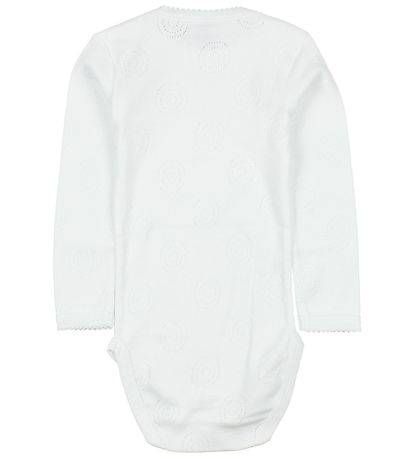Body m/l Smallstuff - Blanc av. Pointelle Body m/l Smallstuff - Blanc av. Pointelle