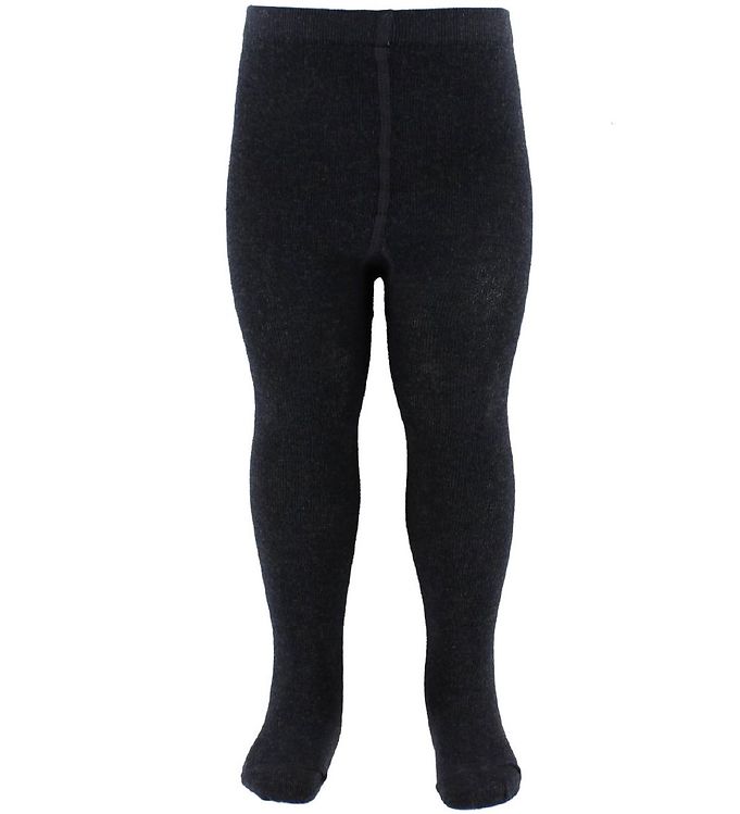 Fuzzies Strømpebukser - Uld/Bomuld - Koksgrå