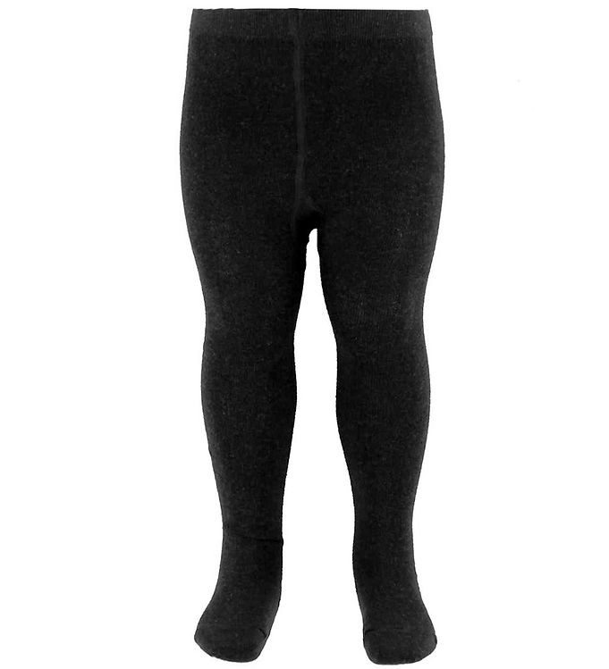 Fuzzies Strømpebukser - Uld/Bomuld - Sort