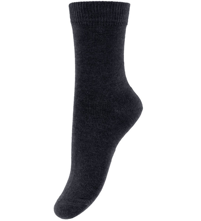 Fuzzies Strømper - Uld/Bomuld - Koksgrå