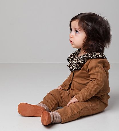 MarMar Body - L/Æ - Bibbi - Brun Leopard Mønster m. Volanger MarMar Body - L/Æ - Bibbi - Brun Leopard Mønster m. Volanger