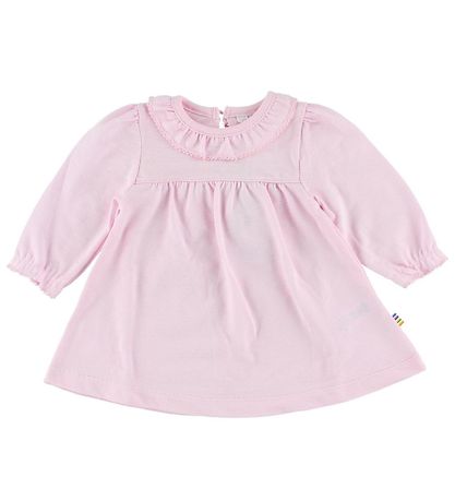 Robe av. Col à volants Joha - Rose Clair Robe av. Col à volants Joha - Rose Clair