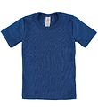 Engel T-shirt - Uld/Silke - Petroleum
