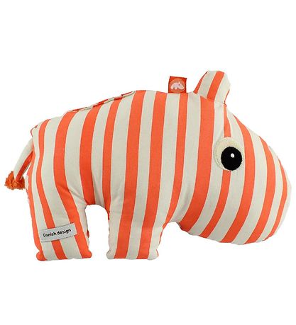 Done By Deer Ozzo Krammebamse - 32 cm - Koral/Creme