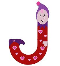 Petit Jour Paris Elf Letter - J - Red Petit Jour Paris Elf Letter - J - Red