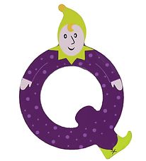 Petit Jour Paris Elf Letter - Q - Dark Purple Petit Jour Paris Elf Letter - Q - Dark Purple