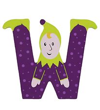 Petit Jour Paris Elf Letter - W - Dark Purple Petit Jour Paris Elf Letter - W - Dark Purple