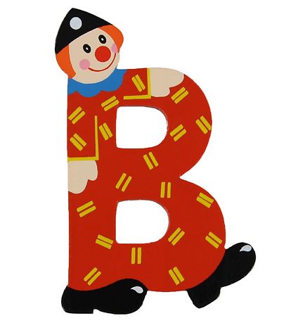 Petit Jour Paris Clown Letter - B - Red Petit Jour Paris Clown Letter - B - Red