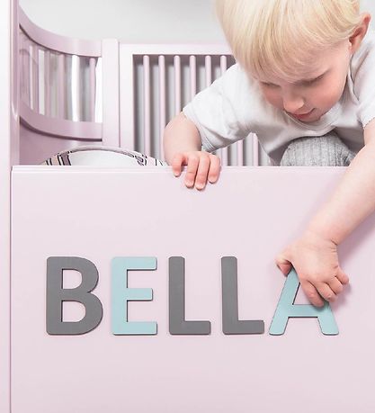 Sebra Wooden Letter - X - Grey