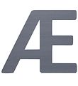 Sebra Houten Letters - Æ - Grijs