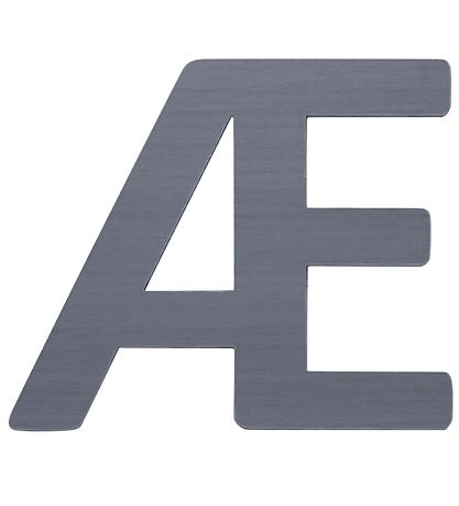 Sebra Houten Letters - Æ - Grijs