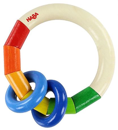 HABA Rattle - Wood - Kringelring HABA Rattle - Wood - Kringelring