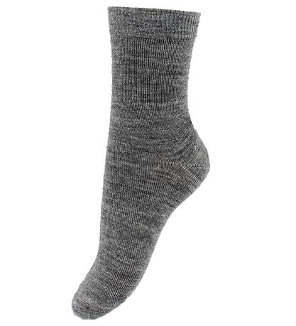 Chaussettes Fuzzies - Laine - Gris Chiné Chaussettes Fuzzies - Laine - Gris Chiné