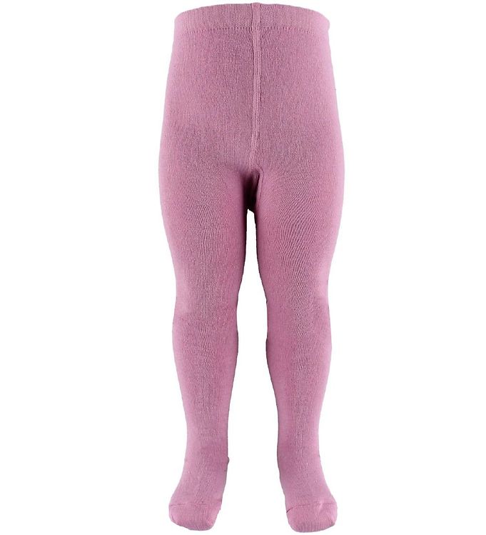 Fuzzies Strømpebukser - Uld/Bomuld - Gl. Rosa