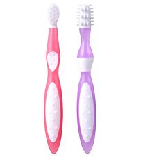 KidsMe First Toothbrush Set - Red/Purple
