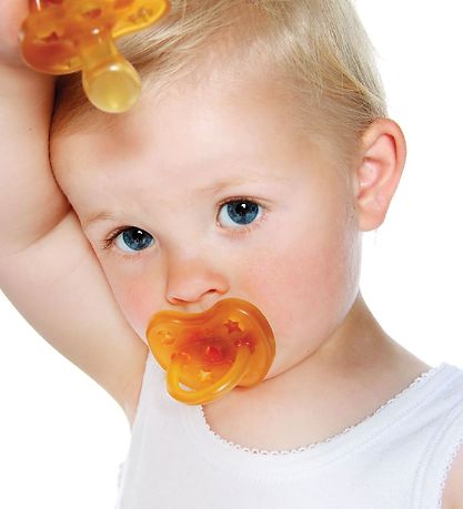 Hevea Anatomical Pacifier - Star/Måne