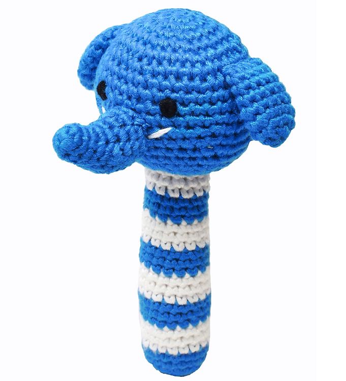 NatureZoo Rangle - Hr. Elefant - Blå/Hvid