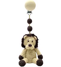 NatureZoo Pram Clip Toy - Ms. Løve - Yellow/Brown NatureZoo Pram Clip Toy - Ms. Løve - Yellow/Brown