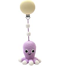 NatureZoo Pram Clip Toy - Ms. Squid - Lavender NatureZoo Pram Clip Toy - Ms. Squid - Lavender