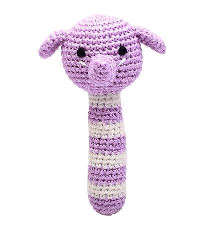 NatureZoo Rangle - Frk. Elefant - Lavendel/Hvid NatureZoo Rangle - Frk. Elefant - Lavendel/Hvid