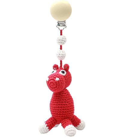 NatureZoo Kinderwagenspanner - Mvr. Nijlpaard - Rood NatureZoo Kinderwagenspanner - Mvr. Nijlpaard - Rood