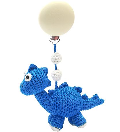 NatureZoo Barnevognsophæng - Hr. Dino - Blå NatureZoo Barnevognsophæng - Hr. Dino - Blå