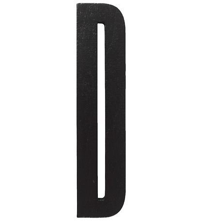 Design Letters Wooden Letter - D - Black Design Letters Wooden Letter - D - Black